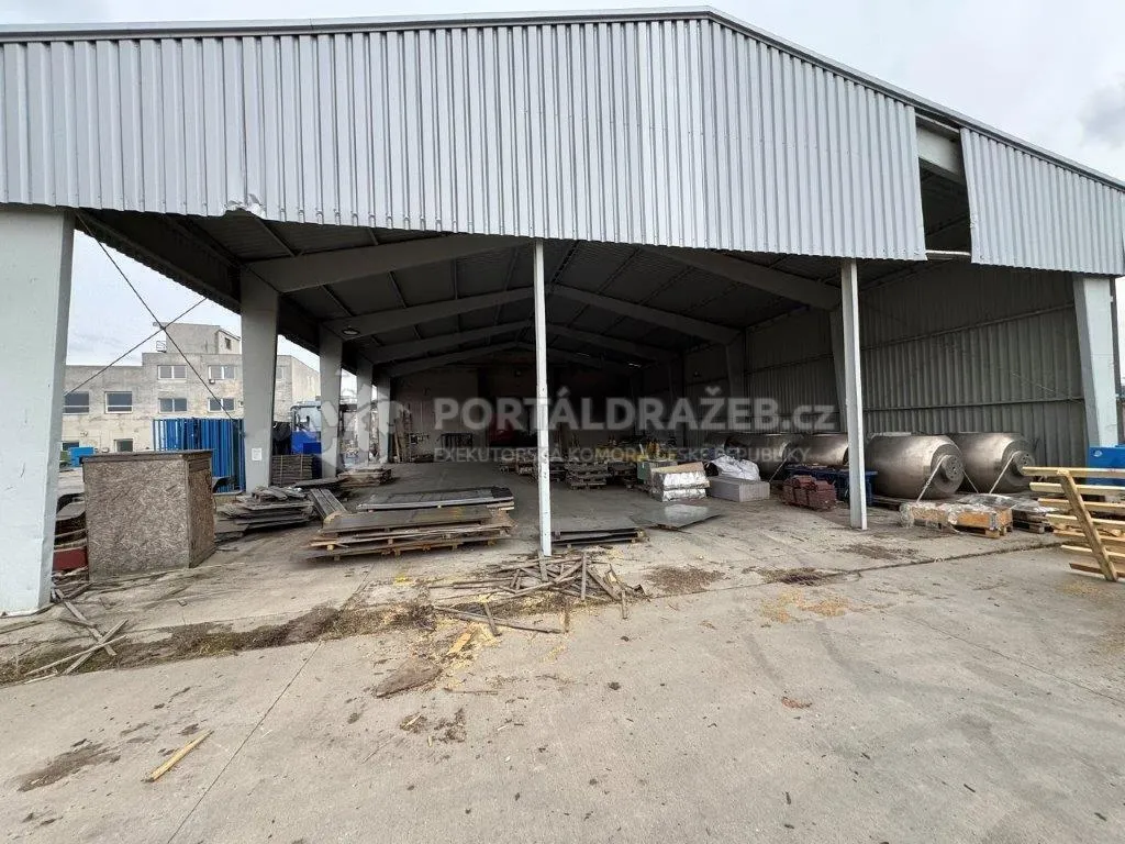 Dražba průmyslového areálu s výrobními a skladovacími halami, LV 1736 v obci Chrast, okres Chrudim, opakovaná dražba