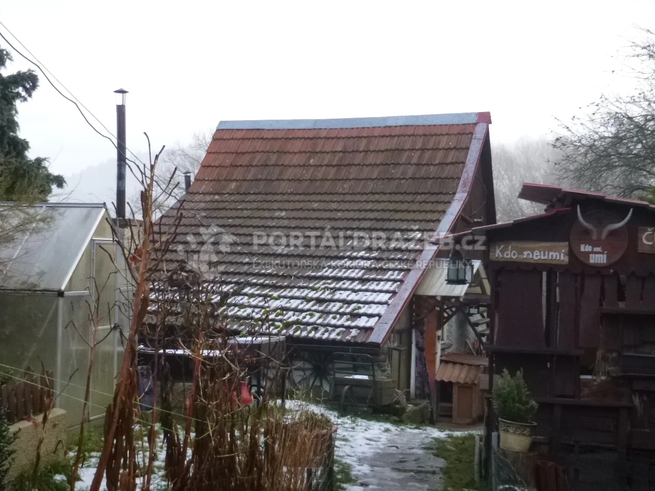 Podíl 1/3 na pozemcích s nezapsanou stavbou v k.ú. Přídolí, okr. Český Krumlov