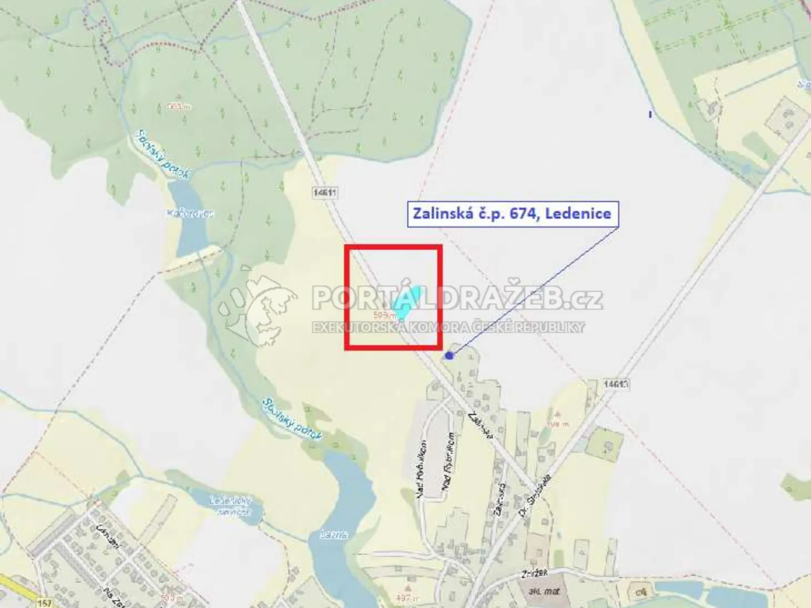 Zemědělský pozemek Ledenice, okres České Budějovice