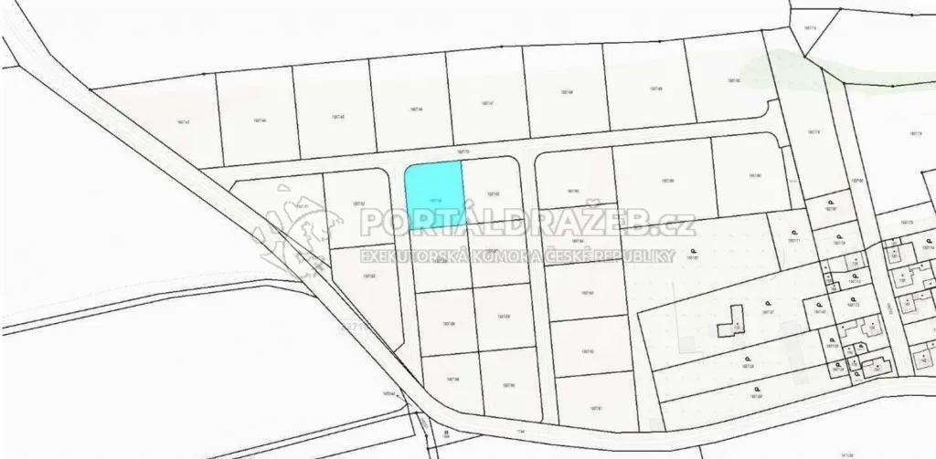 Stavební pozemek, 1.000m2, Liběšice, okr. Louny