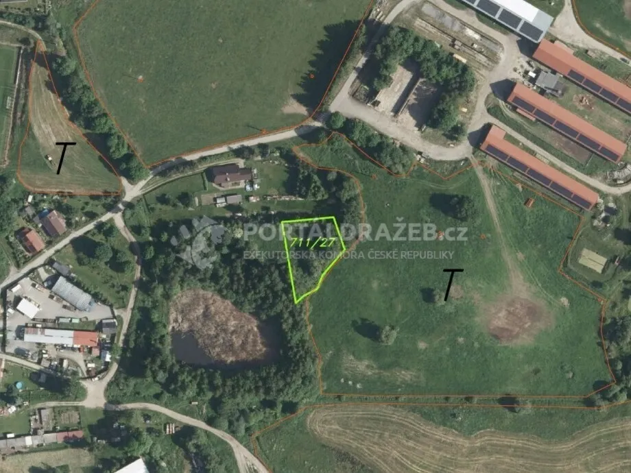 Pozemek o velikosti 1390m2, Horní Planá