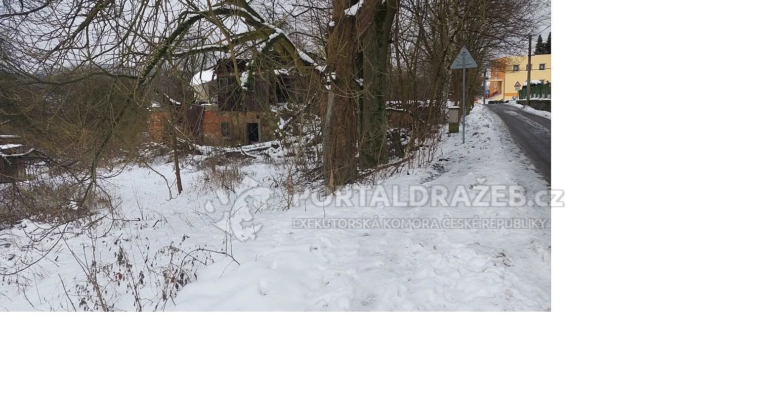 rodinný dům (zbořeniště) s pozemky, k.ú. Dolní Poustevna - podíl 1/40