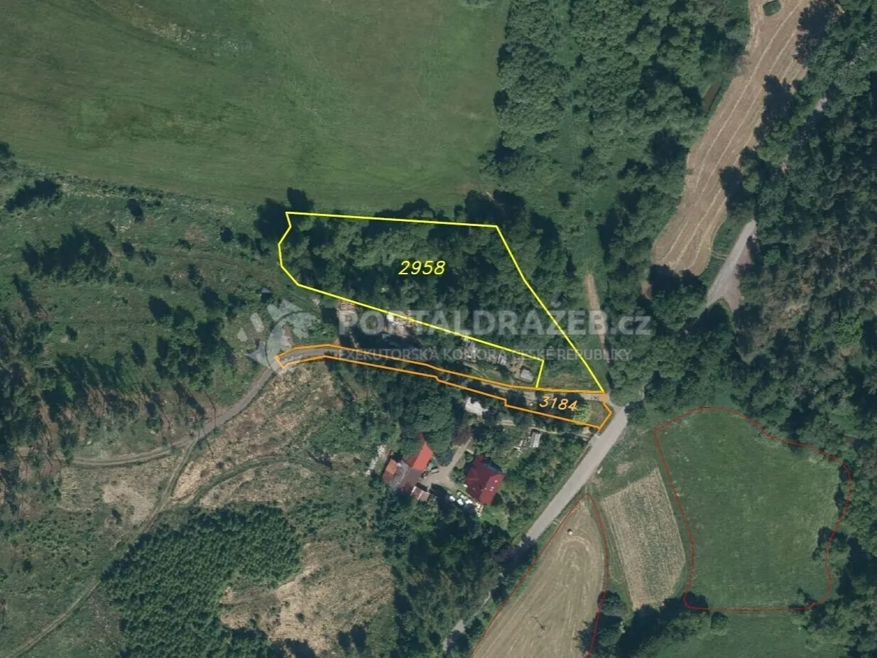 Pozemek o velikosti 5244m2, Kočov