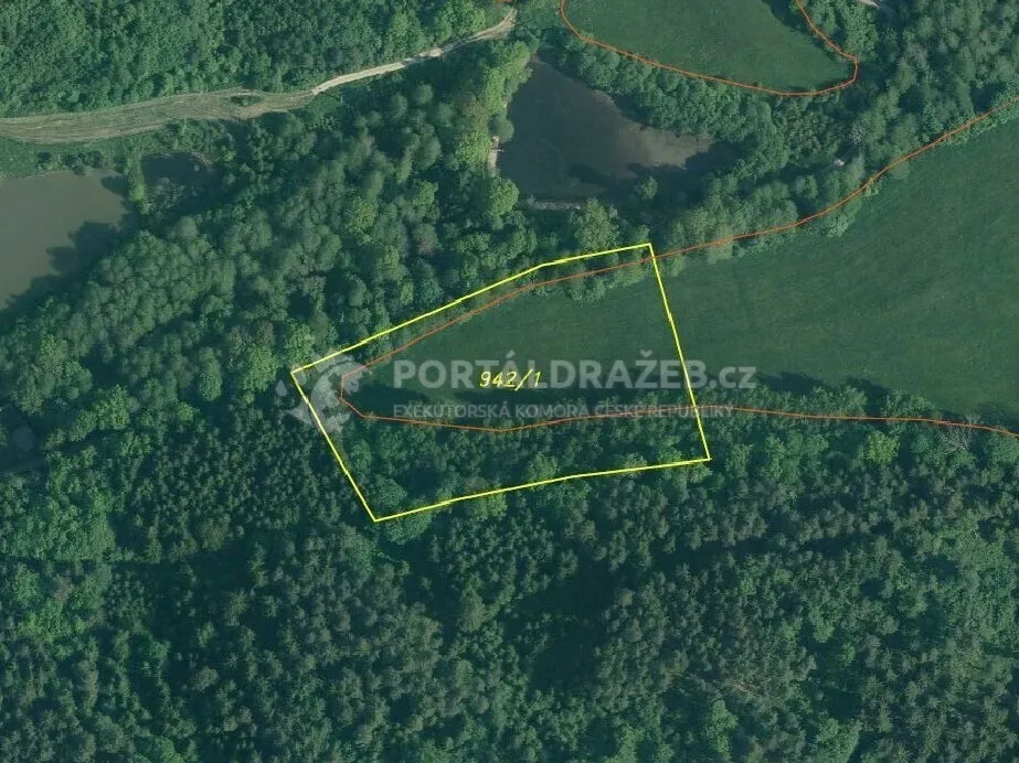 Pozemek o velikosti 10344m2, Křenov u Kájova
