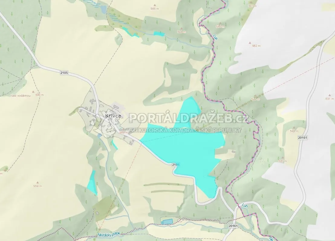 Pozemky 168 074 m2, obec Bezdružice
