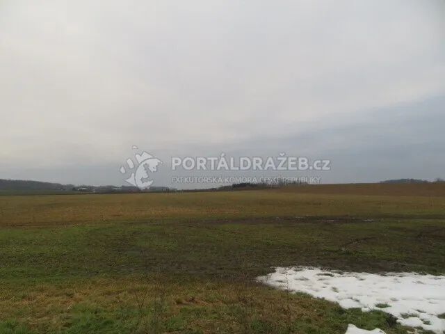 Opakovaná dražba spoluvlastnického podílu ve výši 1/2 na pozemcích v obci Račice nad Trotinou, okr. Hradec Králové