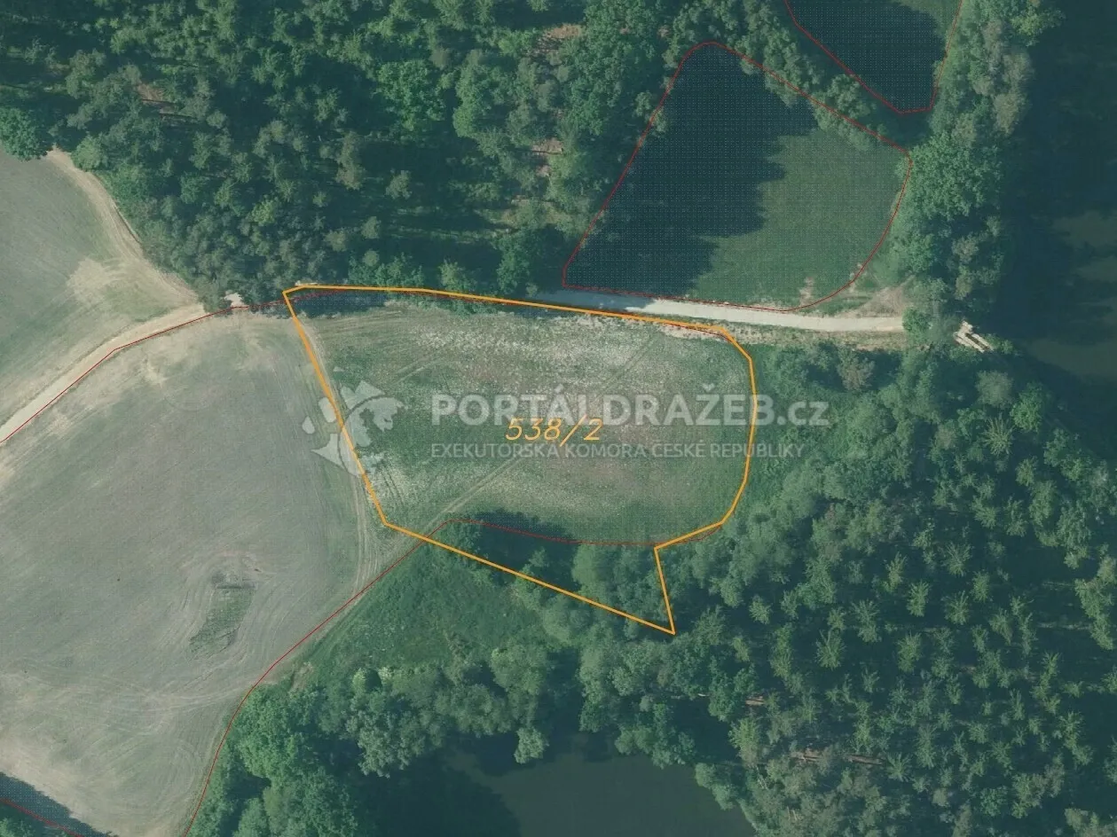 Pozemek o velikosti 6528m2, Stráž nad Nežárkou