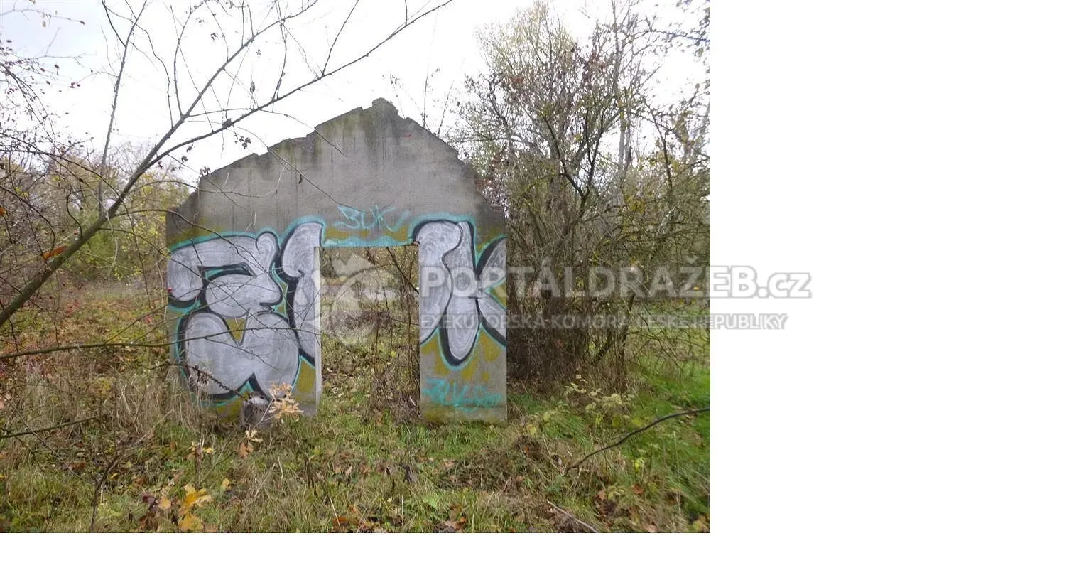 pozemky-zastavěná plocha,nádvoří (budovy již neexistují), k.ú. Bezděkov u Žatce