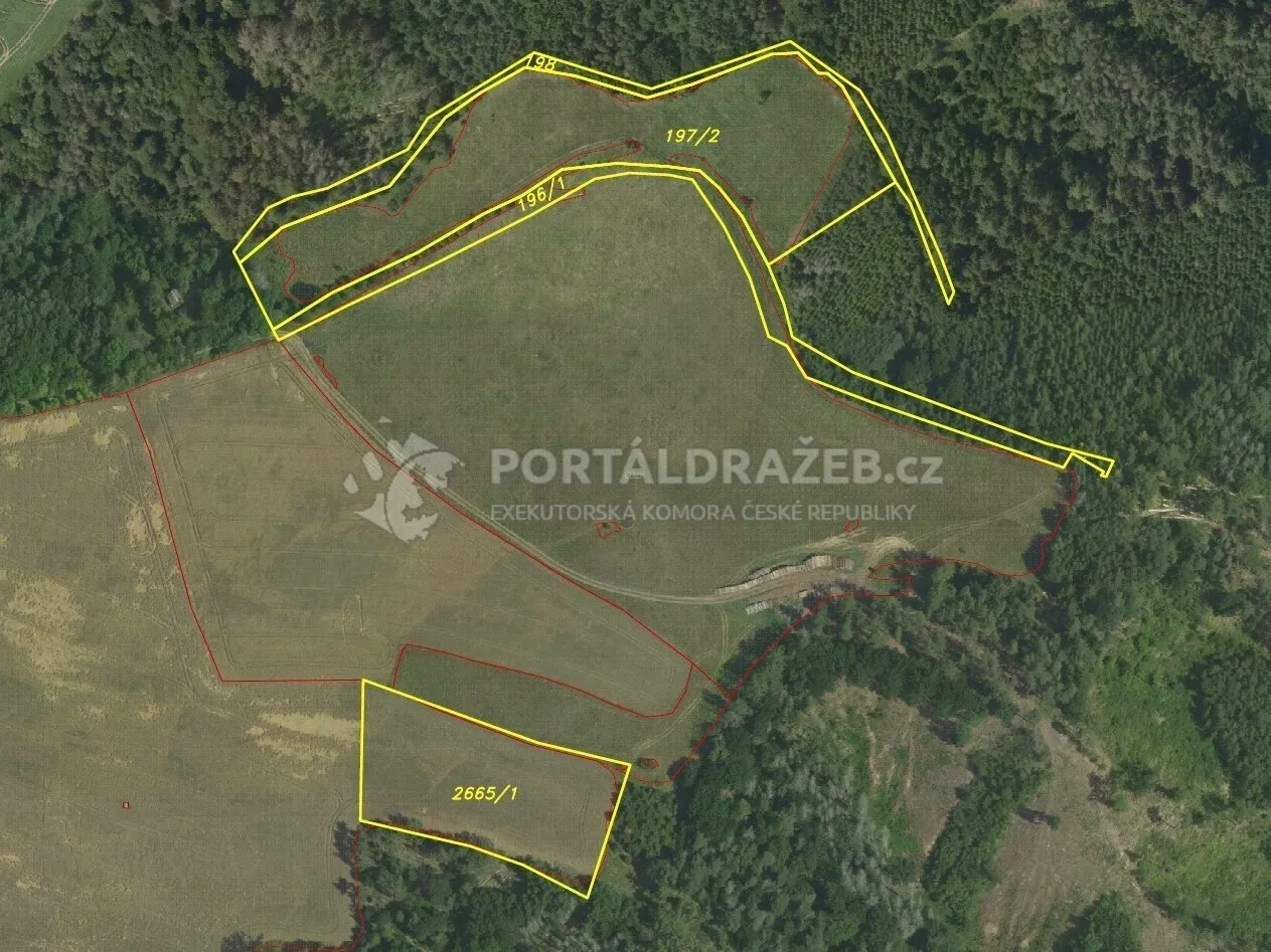 Pozemek o velikosti 25345m2, Zábludov+Letovice