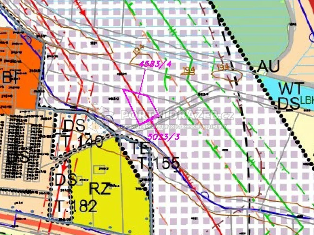 Pozemek o velikosti 508m2, Hulín