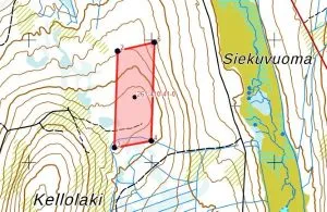 Myydään 23,70 hehtaarin metsätila Kittilässä