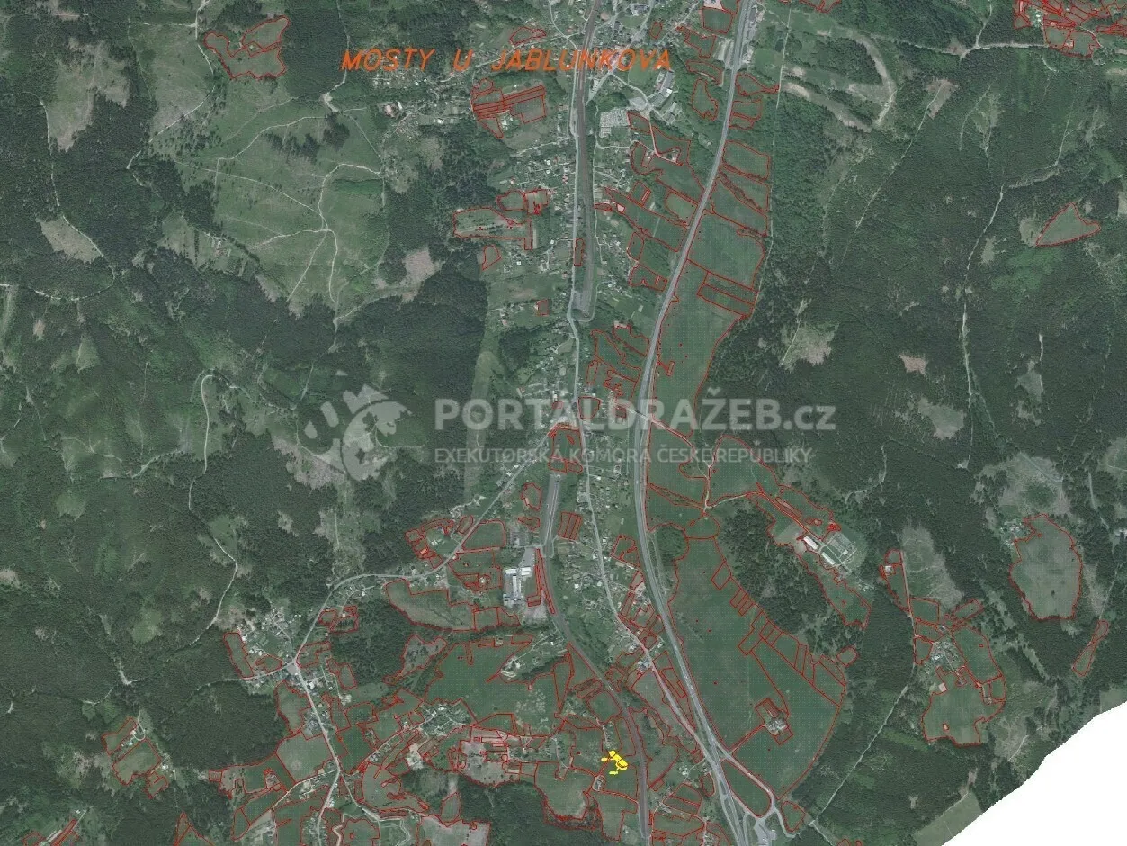 Pozemek o velikosti 1105m2, Mosty u Jablunkova