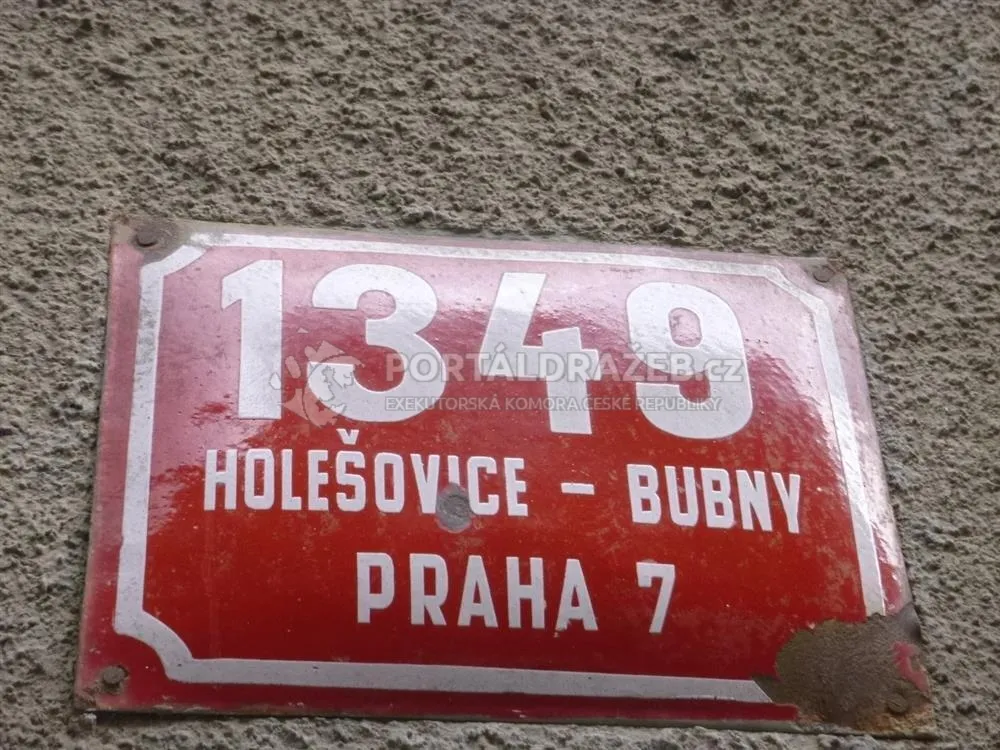 Byt o velikosti 1+1 v Holešovicích