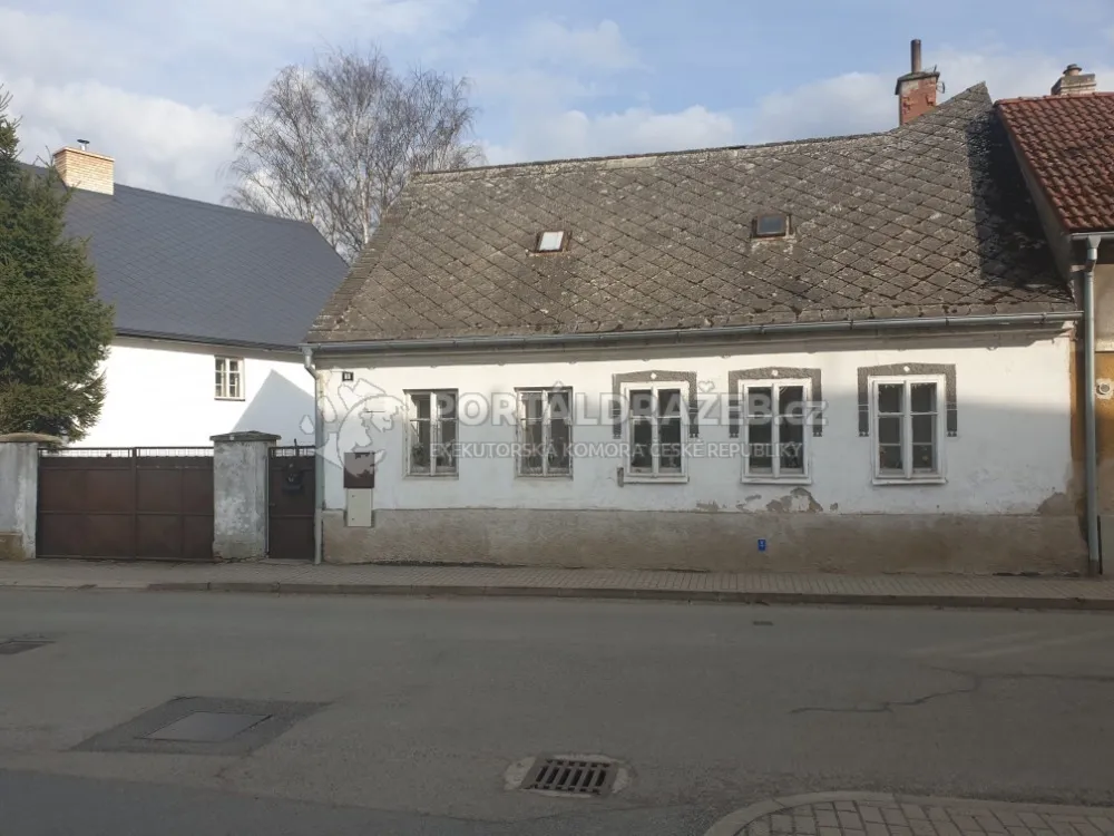Dražba rodinného domu na ul. Karlova 60, 277 35 Mšeno, podíl 1/2
