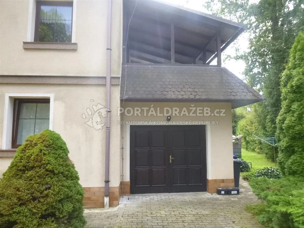Dražba rodinného domu s pozemky v obci Ralsko