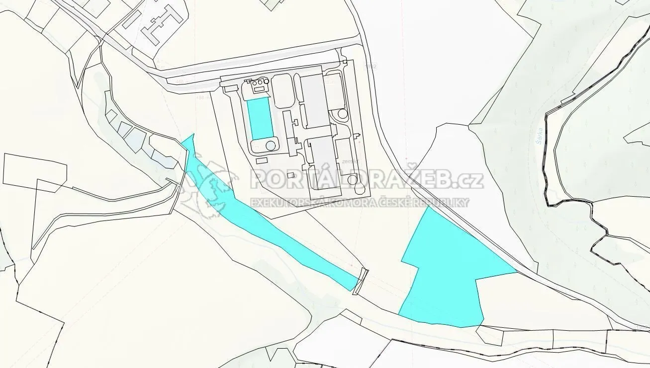 Pozemky 51 430 m2 , obec Ošelín