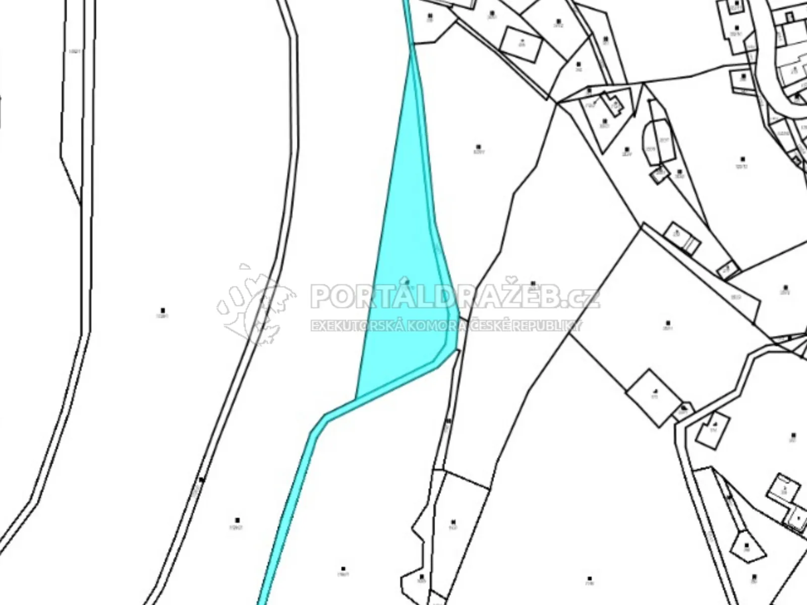 Pozemky o výměře 6 461 m2 v obci České Petrovice, okres Ústí nad Orlicí