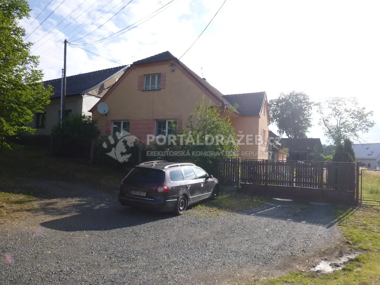 Rodinný dům v obci Spálené Poříčí, okr. Plzeň-jih