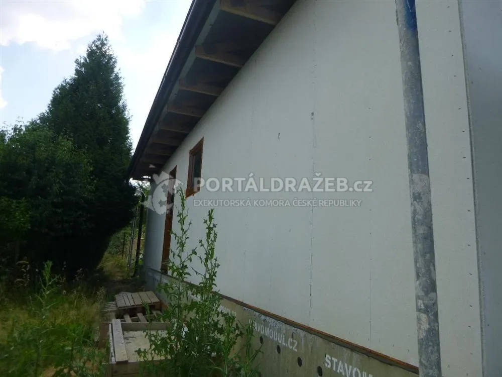 Rozestavěný RD + podíl k pozemku v obci Horní Těšice, okr. Přerov