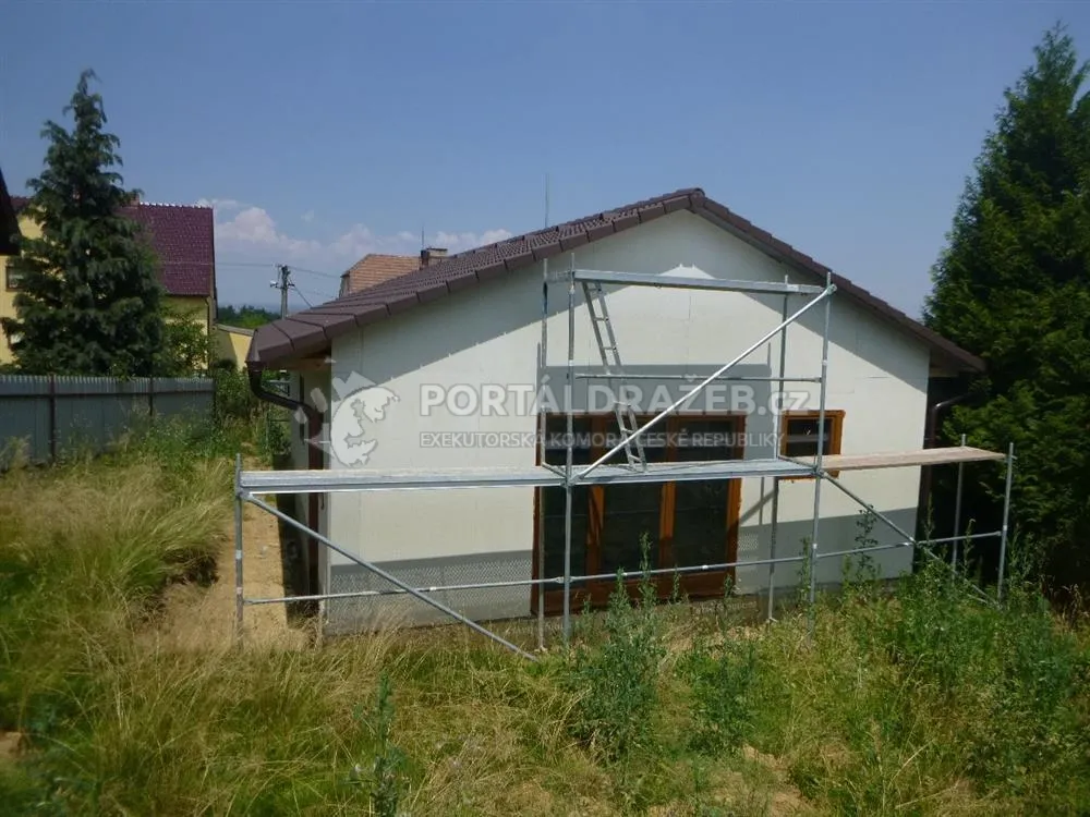 Rozestavěný RD + podíl k pozemku v obci Horní Těšice, okr. Přerov