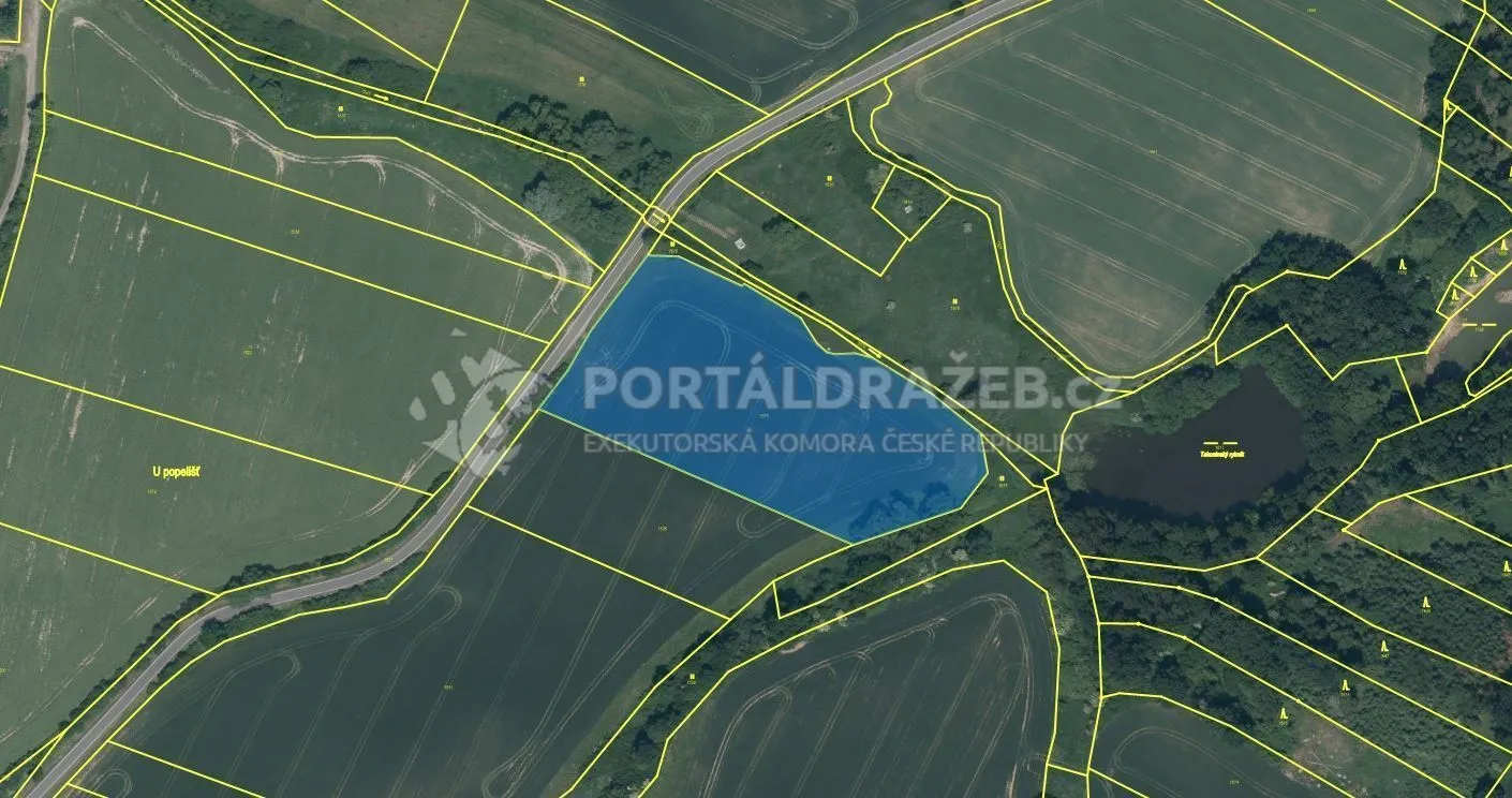 Pozemek 15 282 m2, obec Chotýšany