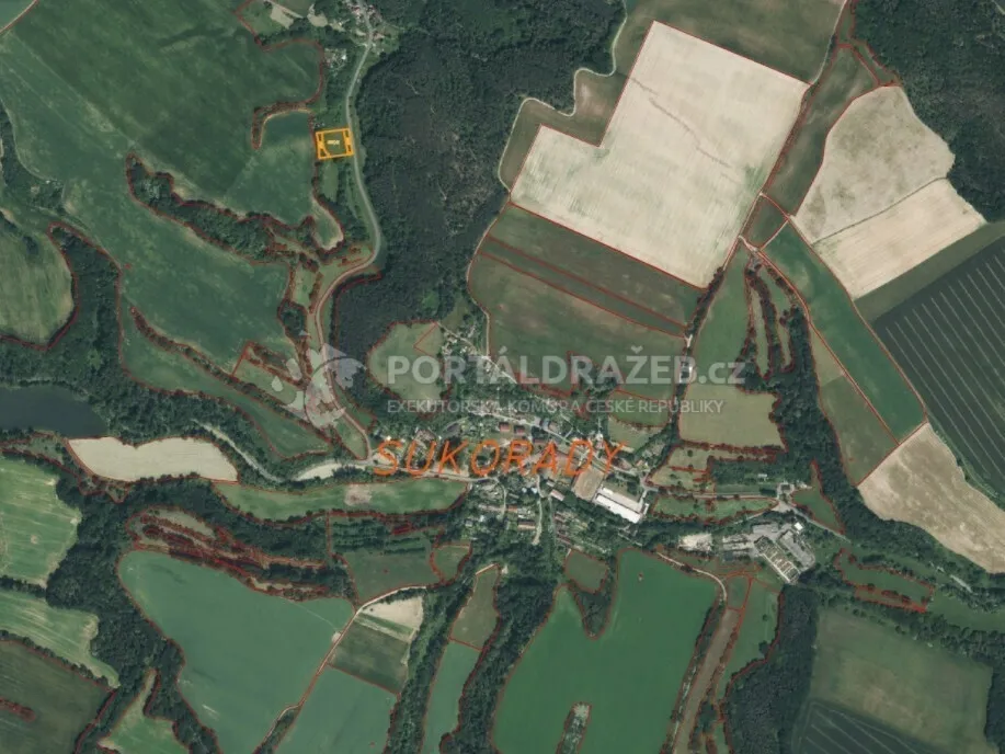 Pozemek o velikosti 3880m2, Sukorady