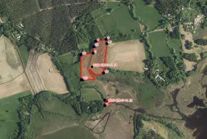 Ulosmitattu metsäkiinteistö Virolahdella