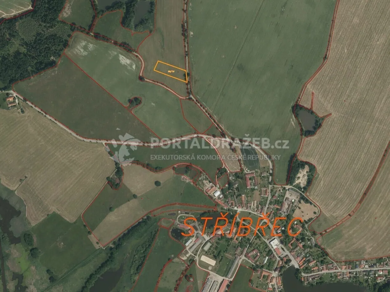Pozemek o velikosti 5200m2, Stříbřec