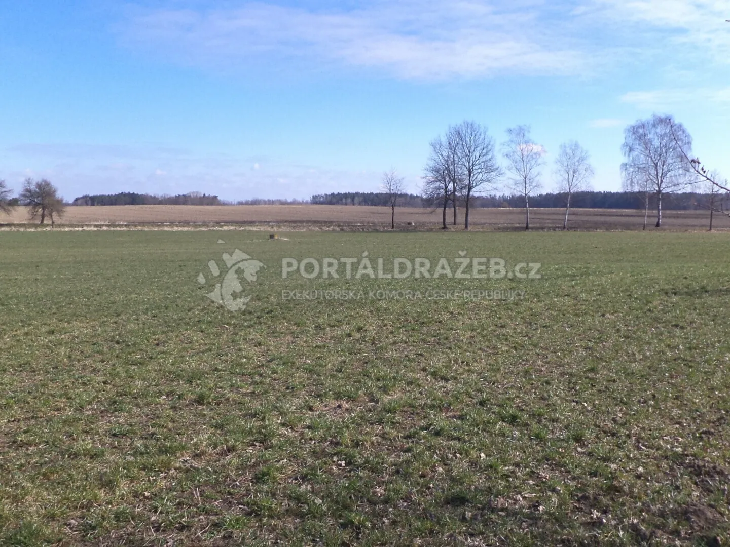 Pozemek o velikosti 5200m2, Stříbřec