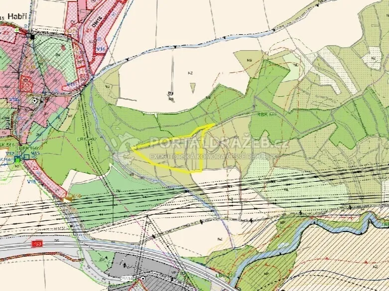 Pozemek o velikosti 22441m2, Stadice