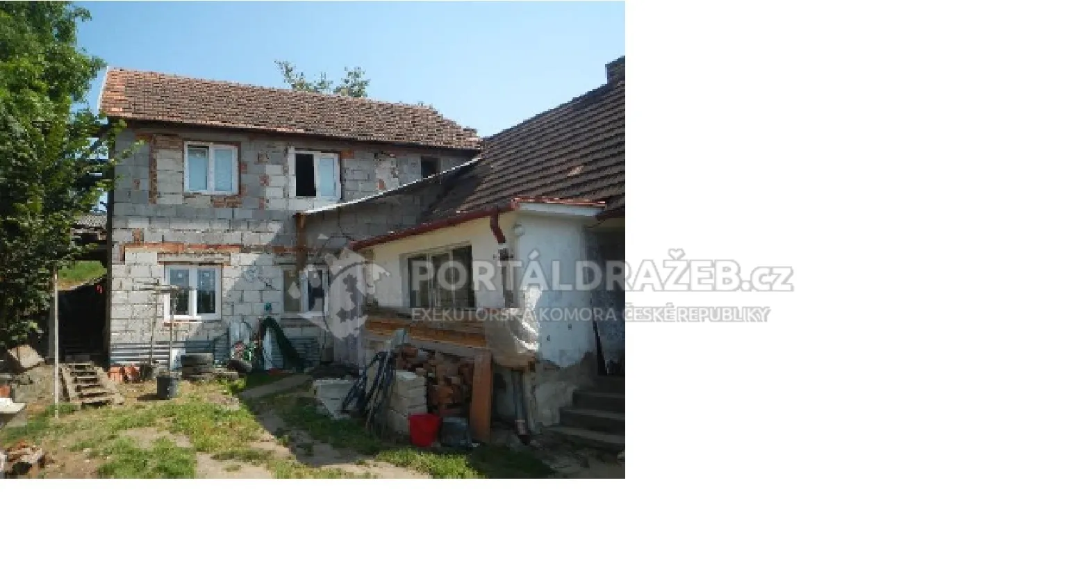rodinný dům s pozemky, k.ú. Vojslavice nad Želivkou