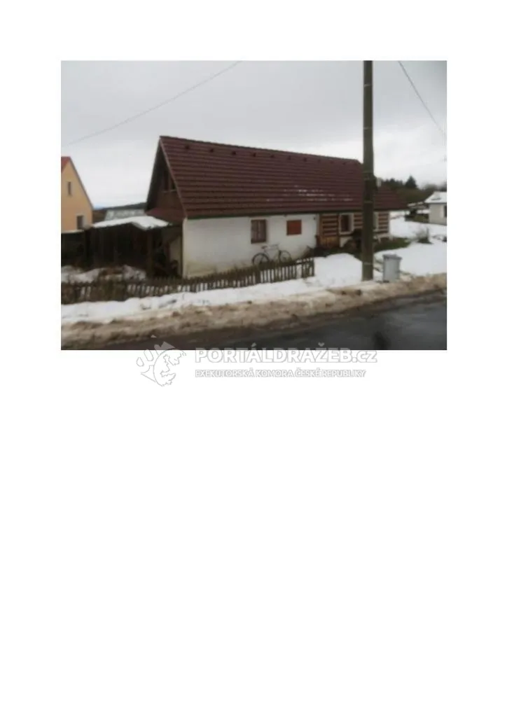 Dražba roubenky v Albrechticích u Sušice