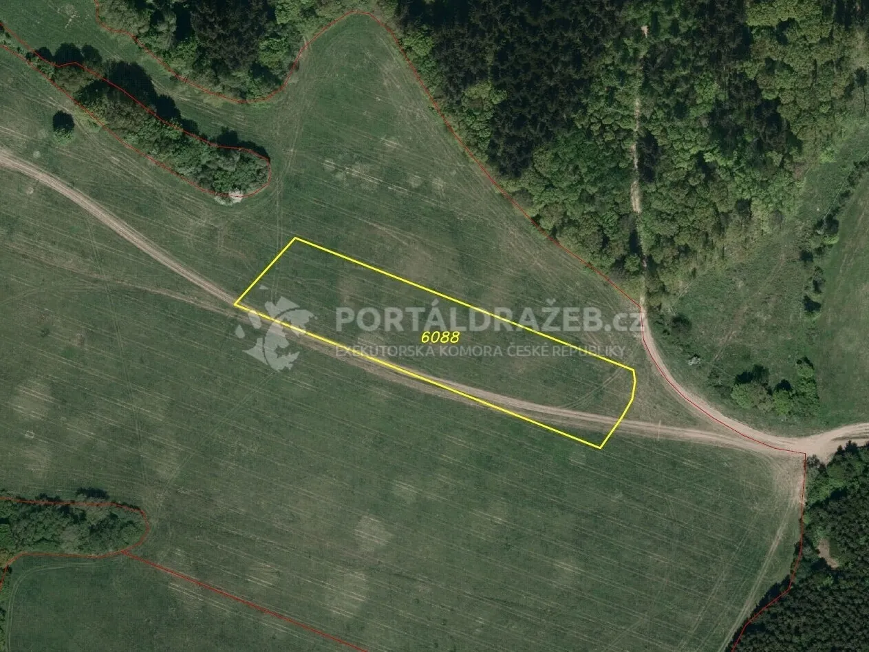 Pozemek o velikosti 7545m2, Korytná